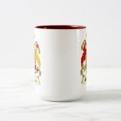 O'Sullivan Family Coat of Arms Two-Tone Coffee Mug ツートーンマグカップ (中央)