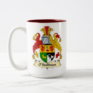 O'Sullivan Family Coat of Arms Two-Tone Coffee Mug ツートーンマグカップ