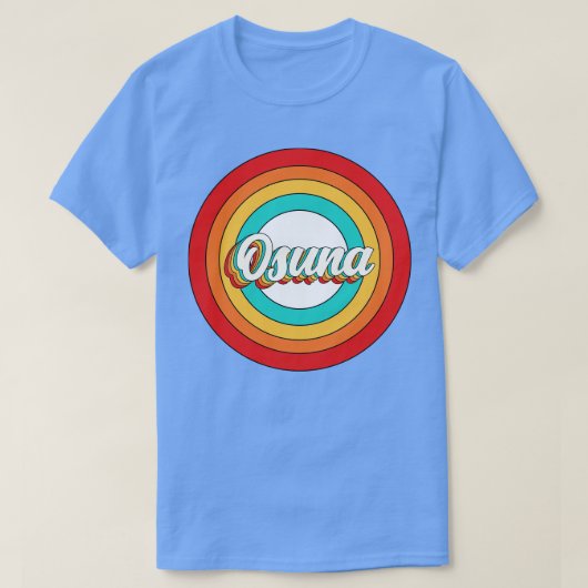 Osuna Name ShirtヴィンテージOsuna Circle Tシャツ (デザイン正面)