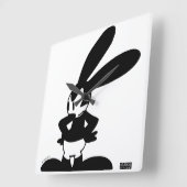 Oswald - Angry (All Wet, 1927) スクエア壁時計 (傾斜)