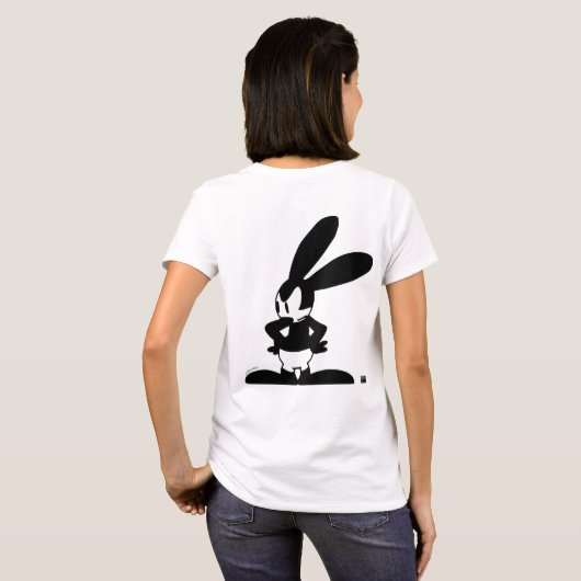 Oswald - Angry (All Wet, 1927) Tシャツ (裏面フル)