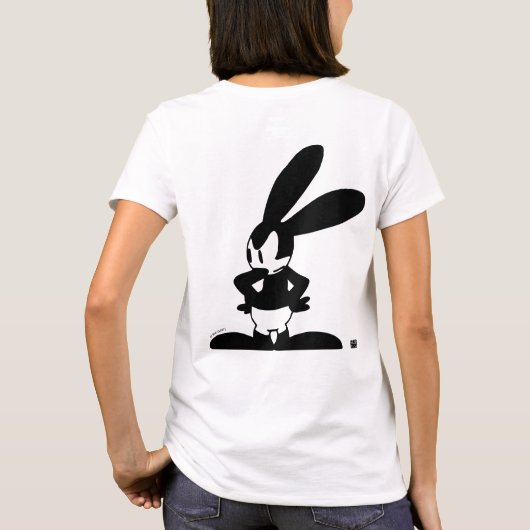 Oswald - Angry (All Wet, 1927) Tシャツ (裏面)