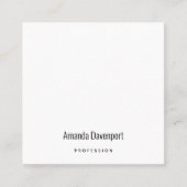 Oswald Light + Dongle Business Template スクエア名刺 (正面)