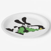 Oswald The Lucky Rabbit Christmas Tree ペーパープレート (アングル)