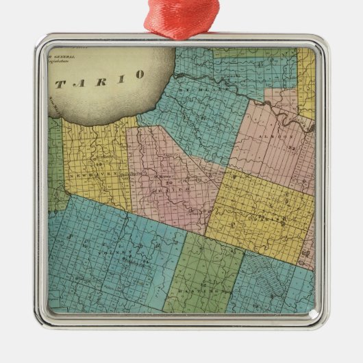 Oswego郡 メタルオーナメント (正面)