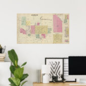 Oswego, Neosho滝, Haverens, and Butler, Kansas ポスター (ホームオフィス)