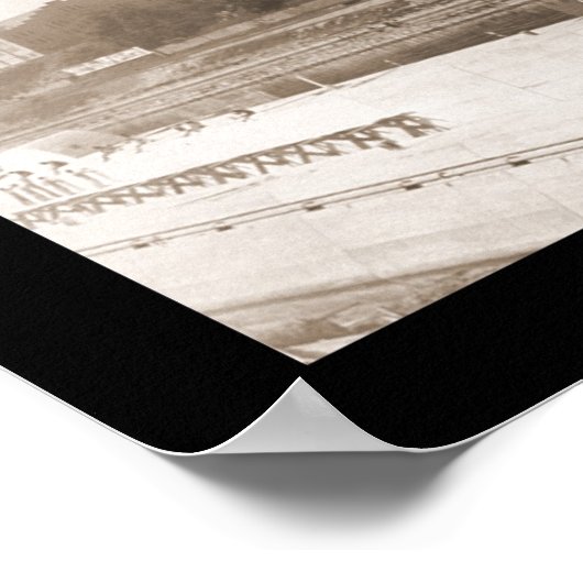 Oswego NY Riverfront写真1909 ポスター (角)