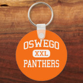 Oswego - Panthers – 高校 – Oswego Illinois キーホルダー (正面)