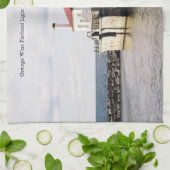 Oswego West Pierheadライトキッチンタオル キッチンタオル (折り畳み)