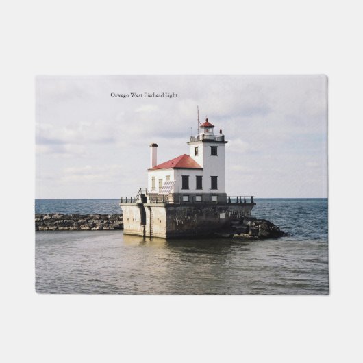 Oswego West Pierheadライトドアマット ドアマット (正面)