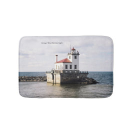 Oswego West Pierhead Light Bathmat バスマット
