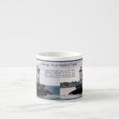 Oswego West Pierhead Light espresso mug エスプレッソカップ (正面)