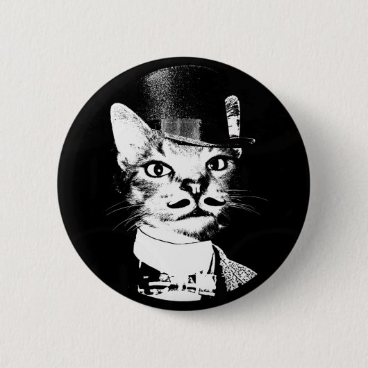 Oswin Cat Button 缶バッジ (正面)