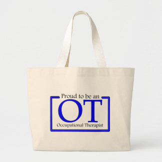 OTがあること誇りを持った ラージトートバッグ