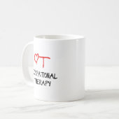 OTのハート コーヒーマグカップ (正面左)