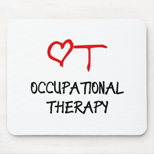 OTのハート マウスパッド (正面)