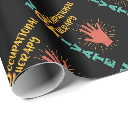 OTの作業療法のセラピストを意欲を起こさせて下さい ラッピングペーパー (ロールコーナー)