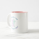 OTはダンスに教えます ツートーンマグカップ (正面左)