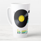 OTは私のジャム カフェラテマグ (左アングル)