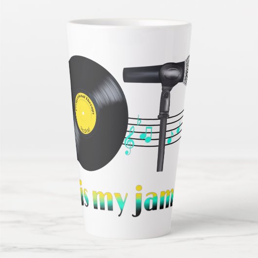 OTは私のジャム カフェラテマグ (正面)