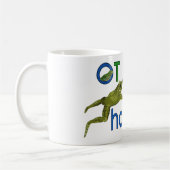 OTは私をホッピングのマグ保ちます コーヒーマグカップ (左)