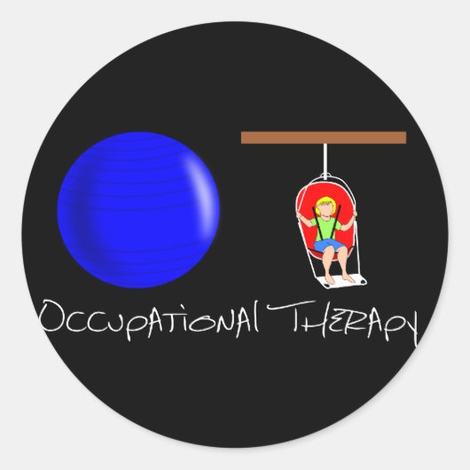 OTイニシャル ラウンドシール (正面)