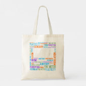 OT職業セラピストセラピー月ギフト トートバッグ (裏面)