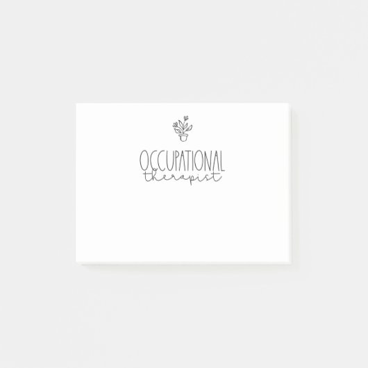 OT職業セラピストセラピー ポストイット (正面)