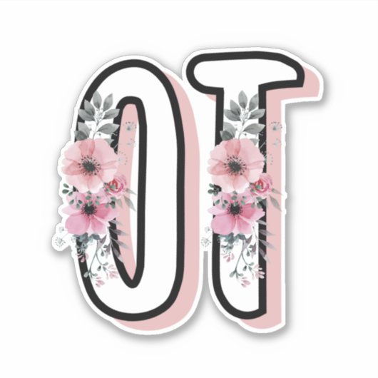 OT職業セラピー |職業セラピスト シール (正面)