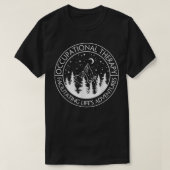 OT Occupational Therapy Facilitating Life Adventur Tシャツ (デザイン正面)