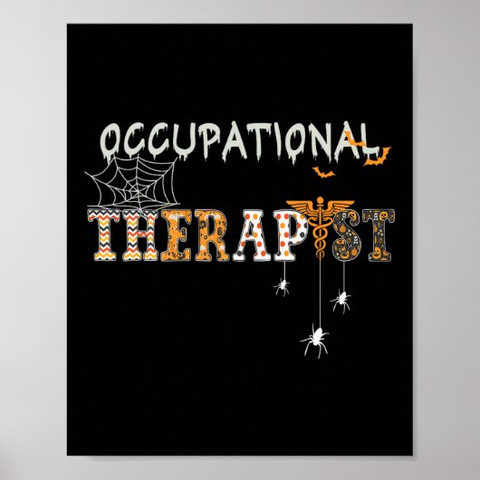 Ot Occupational Therapy Therapist Halloween Ota Sp ポスター (正面)