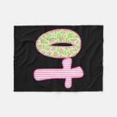 Ot Preppy Occupational Therapy, Boho Cota Girly Co フリースブランケット (正面(横))