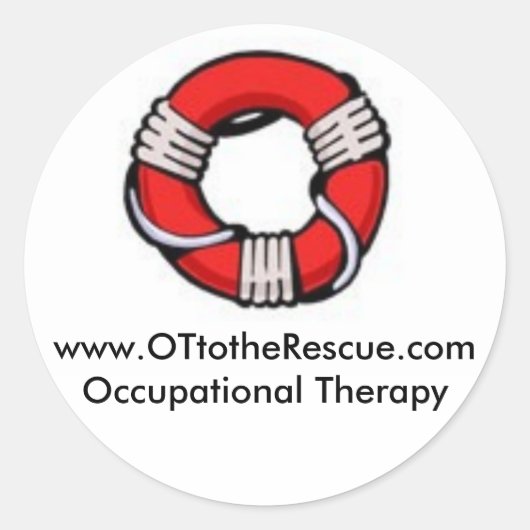 OT to the Rescue ラウンドシール (正面)
