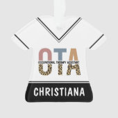 OTA職業パーソナライズされたセラピー助手 オーナメント (正面)