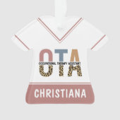 OTA職業パーソナライズされたセラピー助手 オーナメント (正面)