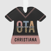 OTA職業パーソナライズされたセラピー助手 オーナメント (正面)