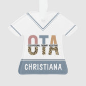 OTA職業パーソナライズされたセラピー助手 オーナメント (正面)