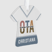 OTA職業パーソナライズされたセラピー助手 オーナメント (正面)