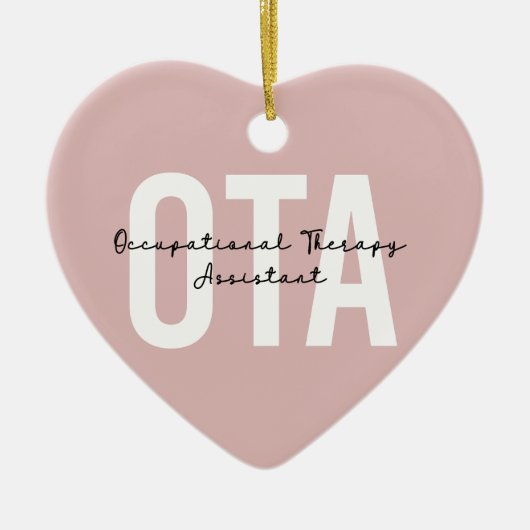 OTA職業用セラピー助成金 セラミックオーナメント (正面)