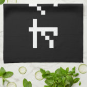 OTAKU 8ビットピクセルカタカナ日本のナ キッチンタオル (折り畳み)