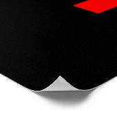 OTAKU 8ビットピクセルカタカナ日本のナ ポスター (角)