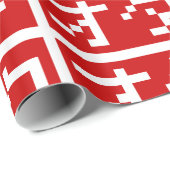 OTAKU 8ビットピクセルカタカナ日本のブロック ラッピングペーパー (ロールコーナー)