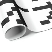 OTAKU 8ビットピクセル日本のな片仮名の垂直 ラッピングペーパー (ロールコーナー)