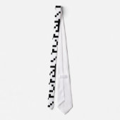 OTAKU 8ビットピクセル日本のカタカナ縦 ネクタイ (裏面)