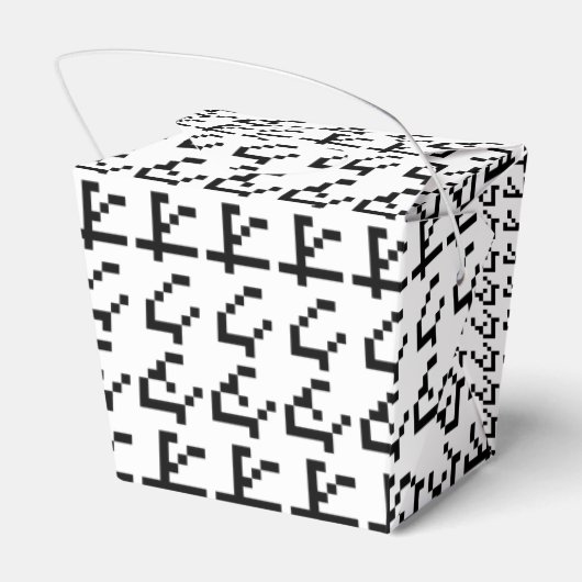 OTAKU 8ビットピクセル日本のカタカナ縦 フェイバーボックス (裏面サイド)