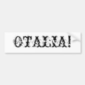 OTALIA! バンパーステッカー (正面)