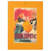 Otard-Dupuy及びCO.のコニャックの昇進ポスター クリップボード (裏面)