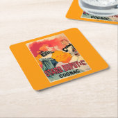 Otard-Dupuy及びCO.のコニャックの昇進ポスター スクエアペーパーコースター (アングル)