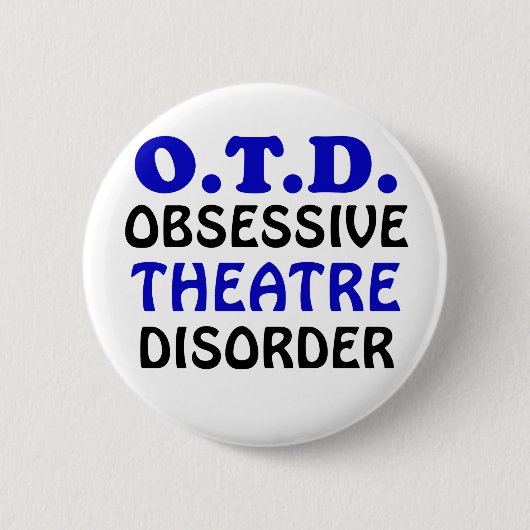 OTDの執拗な劇場の無秩序 缶バッジ (正面)
