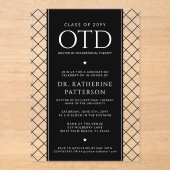 OTD Doctor of Occupational Therapy Graduation アクリル招待状 (正面)